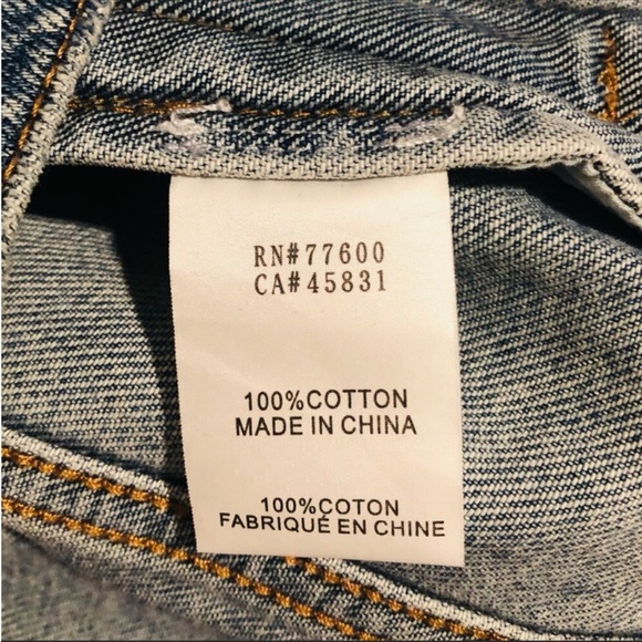 Free People X Sandrine Rose Oversized Denim Jacket In Indigo. NWT! Sz S & M - Picture 7 of 11